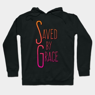 Colorful Saved By Grace Hoodie